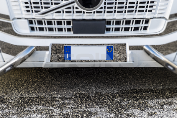 License plate holder application | Volvo FH AERO